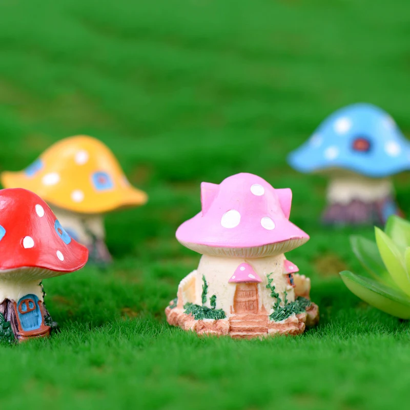 4 Style Rural Mushroom House Fairy Garden Miniatures Gnomes Moss Terrariums Resin Crafts Figurines Home Decoration
4 Style Rural Mushroom House Fairy Garden Miniatures Gnomes Moss Terrariums Resin Crafts Figurines Home Decoration