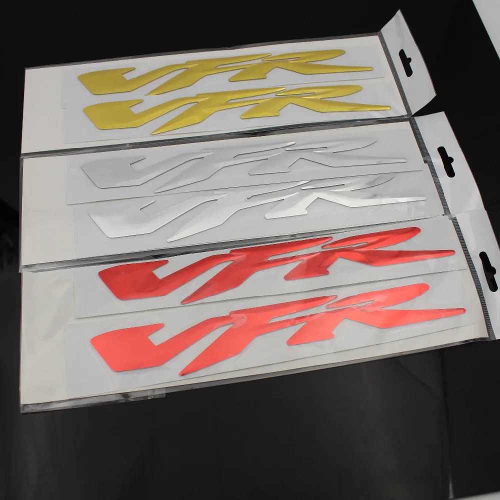 Hot Sales 2Pcs VFR 3D Raised Tank Decorated Sticker Decals Chrome Silver For Honda VFR Free Shipping
Hot Sales 2Pcs VFR 3D Raised Tank Decorated Sticker Decals Chrome Silver For Honda VFR Free Shipping