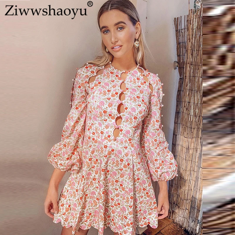 Ziwwsahoyu summer new print sweet hollow button high waist mini dress Linen puff sleeve dress
Ziwwsahoyu summer new print sweet hollow button high waist mini dress Linen puff sleeve dress