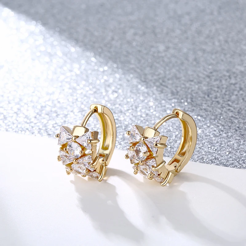 CARSINEL Brand Luxury Cubic Zircon Gold color Fashion Hoop Earrings For Women Wedding Engagement Gift Free Shipping ER0544
CARSINEL Brand Luxury Cubic Zircon Gold color Fashion Hoop Earrings For Women Wedding Engagement Gift Free Shipping ER0544