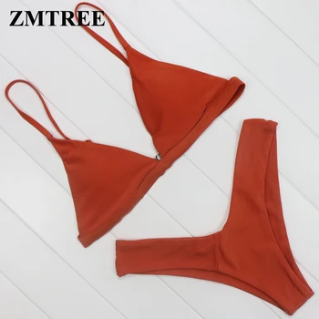 ZMTREE High Leg Bikini Set 2017 Hot Swimwear Women Triangle Bikini Swimsuit Beach Bathing Suit Brazilian Biquini Maillot De Bain
ZMTREE High Leg Bikini Set 2017 Hot Swimwear Women Triangle Bikini Swimsuit Beach Bathing Suit Brazilian Biquini Maillot De Bain