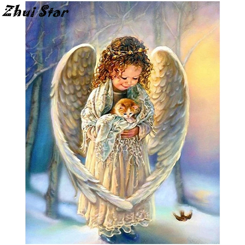NEW 5D DIY Diamond Painting Little Angel Holding A Cat Crystal Diamond Painting Cross Stitch Needlework Home Decor FC720
NEW 5D DIY Diamond Painting Little Angel Holding A Cat Crystal Diamond Painting Cross Stitch Needlework Home Decor FC720