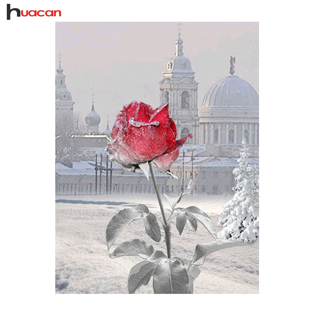 Huacan DIY 5D Diamond Embroidery Flower Cross Stitch Full Square Diamond Painting Ice Rose Mosaic Rhinestones Craft Decoration
Huacan DIY 5D Diamond Embroidery Flower Cross Stitch Full Square Diamond Painting Ice Rose Mosaic Rhinestones Craft Decoration