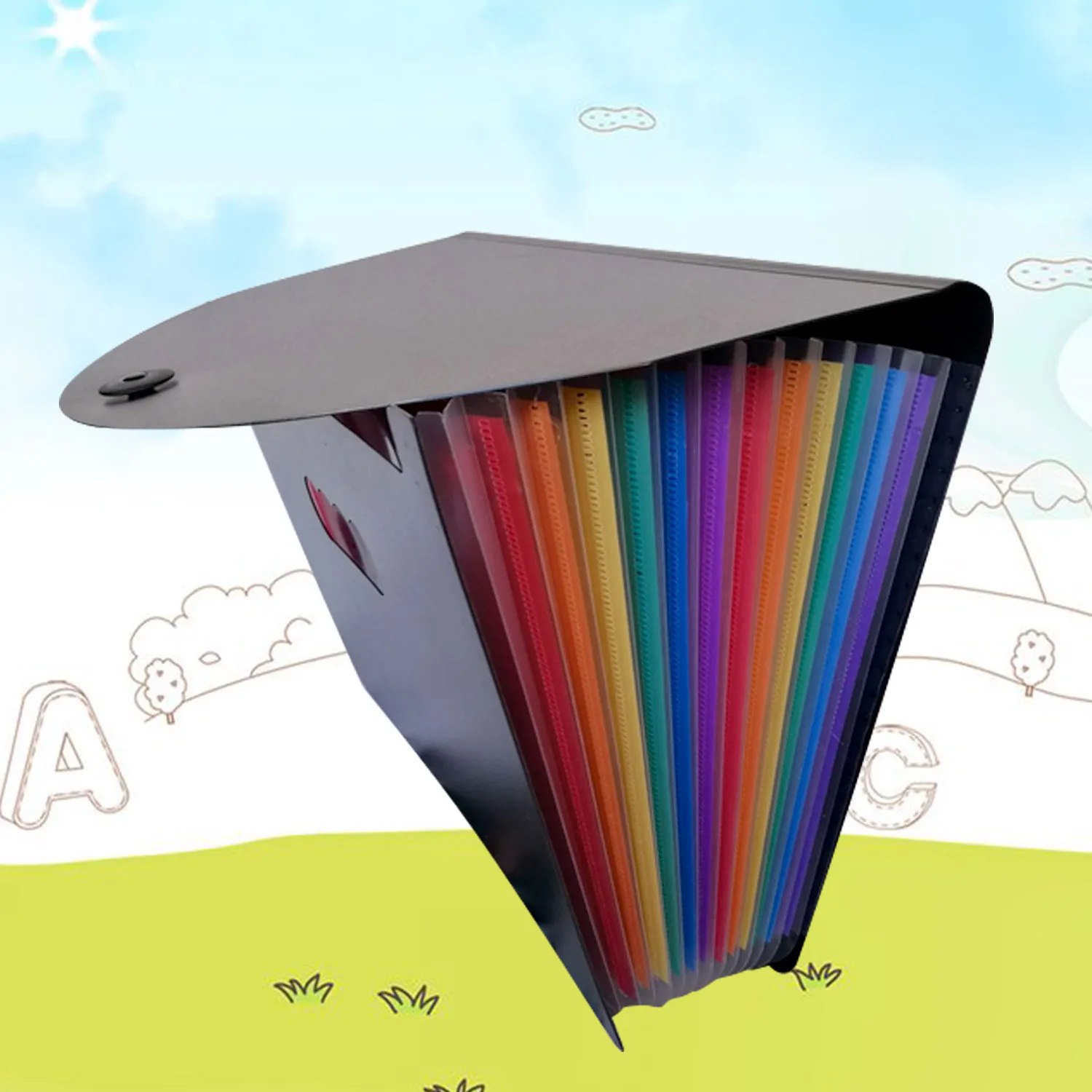 12 Pockets Large Capacity Accordion Shape Expanding Expansion File Folders A4 Organizer Bag Box with Lid for Document Test Paper
12 Pockets Large Capacity Accordion Shape Expanding Expansion File Folders A4 Organizer Bag Box with Lid for Document Test Paper