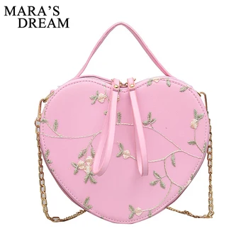 Mara's Dream 2018 Fashion Mini Totes Heart Shape Luxury Handbags Women Embroidery Floral Solid PU Leather Crossbody Shoulder Bag
Mara's Dream 2018 Fashion Mini Totes Heart Shape Luxury Handbags Women Embroidery Floral Solid PU Leather Crossbody Shoulder Bag