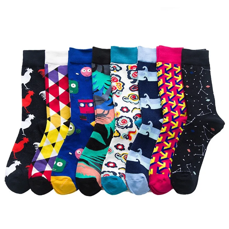 New happy Mens socks Women animal alien chili Moustache sloths Novelty Sock combed cotton funny Socks Men's big size Crew Socks
New happy Mens socks Women animal alien chili Moustache sloths Novelty Sock combed cotton funny Socks Men's big size Crew Socks