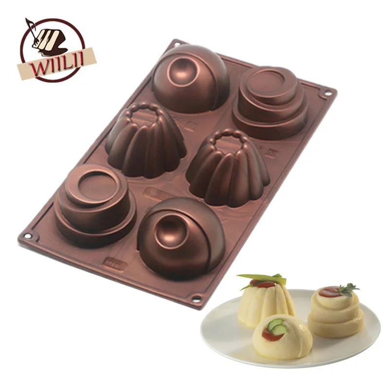 1PCS Silicone 6 Hole Irregular Shape Chocolate Mold For Cupcake Dessert Mini Truffle Graduation Party Cake Decorating Tools
1PCS Silicone 6 Hole Irregular Shape Chocolate Mold For Cupcake Dessert Mini Truffle Graduation Party Cake Decorating Tools