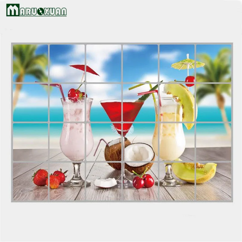 Maruoxuan Summer Ice Drink Fruit Stickers Kitchen Anti Oil Stickers 60 * 90 Thick Fumes Stickers PVC Waterproof Wall Stickers
Maruoxuan Summer Ice Drink Fruit Stickers Kitchen Anti Oil Stickers 60 * 90 Thick Fumes Stickers PVC Waterproof Wall Stickers