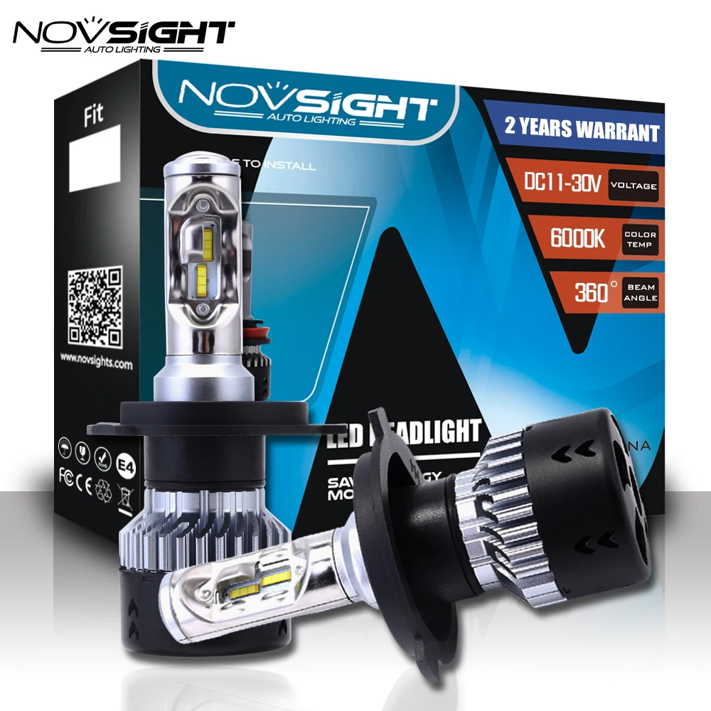 NOVSIGHT H4 LED Car Headlight Fog Bulbs 10000LM High Power Super Long Service Life 9006 H1 H3 H7 Car hb3 hb4 Running Light Lamp
NOVSIGHT H4 LED Car Headlight Fog Bulbs 10000LM High Power Super Long Service Life 9006 H1 H3 H7 Car hb3 hb4 Running Light Lamp