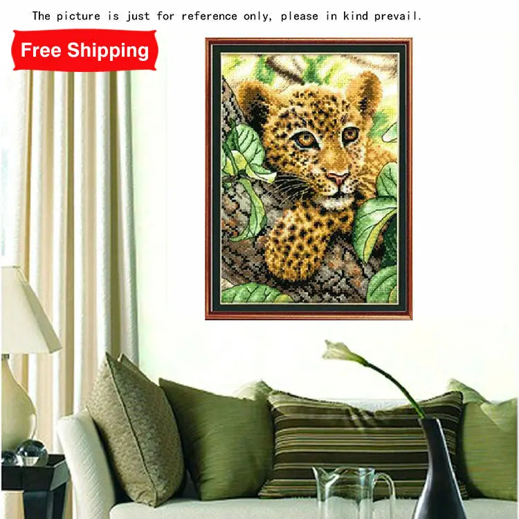 New Dmc Animal Little Leopard Embroidery Cross Stitch Kit Handmade Needlework Cross-stitching Home Decor In Stock
New Dmc Animal Little Leopard Embroidery Cross Stitch Kit Handmade Needlework Cross-stitching Home Decor In Stock