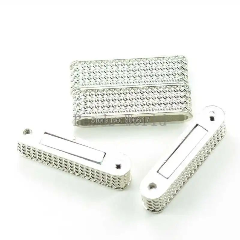 Best Quality 5 Sets Silver Plated Magnetic Clasps Stripe Square Connectors Jewelry Findings Leather Bracelets 37x20mm(W03614)
Best Quality 5 Sets Silver Plated Magnetic Clasps Stripe Square Connectors Jewelry Findings Leather Bracelets 37x20mm(W03614)