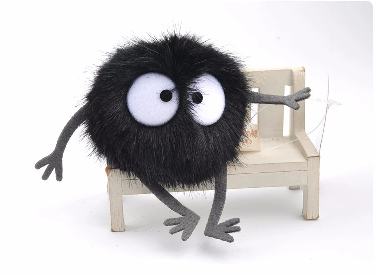 Dust Elf Doll Plush Toys Spirited Away Totoro Small Pendant Black Carbon Coal Ball Dust Elf Keychain Doll Toy Kid Birthday Gifts
Dust Elf Doll Plush Toys Spirited Away Totoro Small Pendant Black Carbon Coal Ball Dust Elf Keychain Doll Toy Kid Birthday Gifts