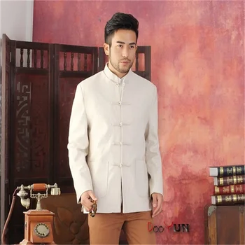 Free Shipping Beige Men's Long sleeve Chinese style Wool Jacket Kung Fu Coat Solid Simple Style Tang Suit Size S M L XL XXL XXXL
Free Shipping Beige Men's Long sleeve Chinese style Wool Jacket Kung Fu Coat Solid Simple Style Tang Suit Size S M L XL XXL XXXL