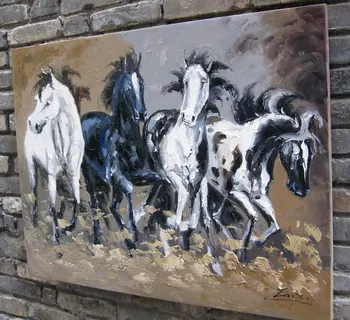 Handmade ORIGINAL Large Abstract Contemporary Textured Modern Palette Knife Oil Animals Horses Living room decoration
Handmade ORIGINAL Large Abstract Contemporary Textured Modern Palette Knife Oil Animals Horses Living room decoration