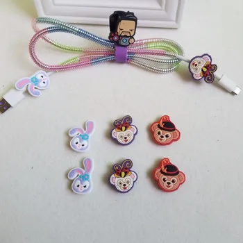 200Pcs Cartoon Rabbit Duffy Bear USB Data Cable Line Protector Protective Sleeve For iPhone 5 6 6s 7 Plus 8 Samsung
200Pcs Cartoon Rabbit Duffy Bear USB Data Cable Line Protector Protective Sleeve For iPhone 5 6 6s 7 Plus 8 Samsung