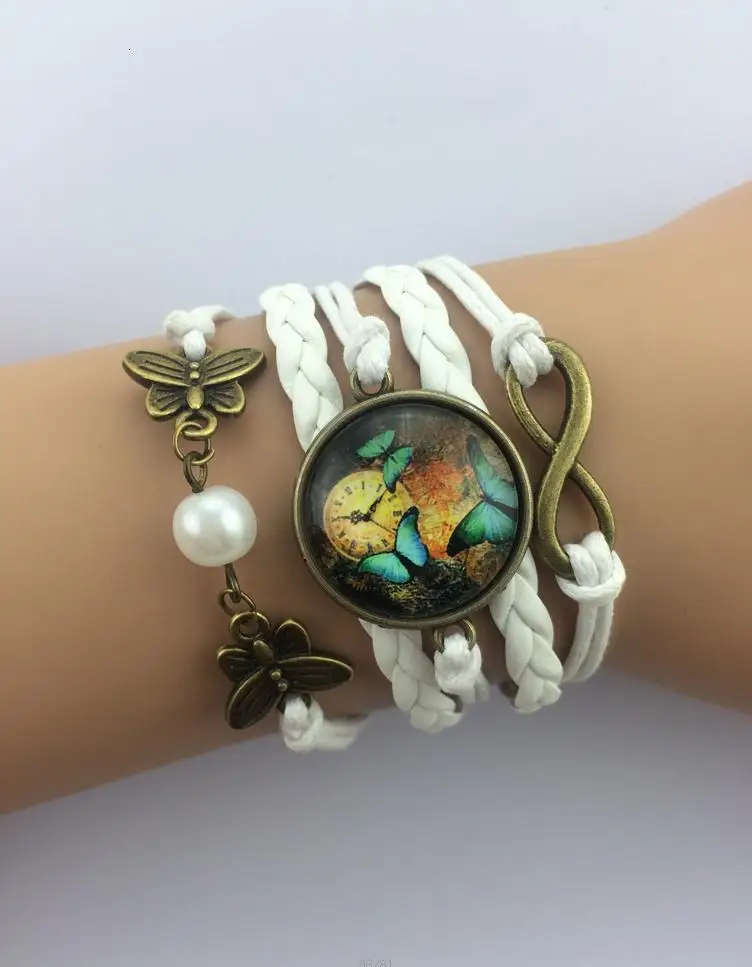 1pc infinity handmade bracelet.metal charm,wax cord,leather bracelet Infinity Glass Cabochon Dome Bracelets 4267
1pc infinity handmade bracelet.metal charm,wax cord,leather bracelet Infinity Glass Cabochon Dome Bracelets 4267