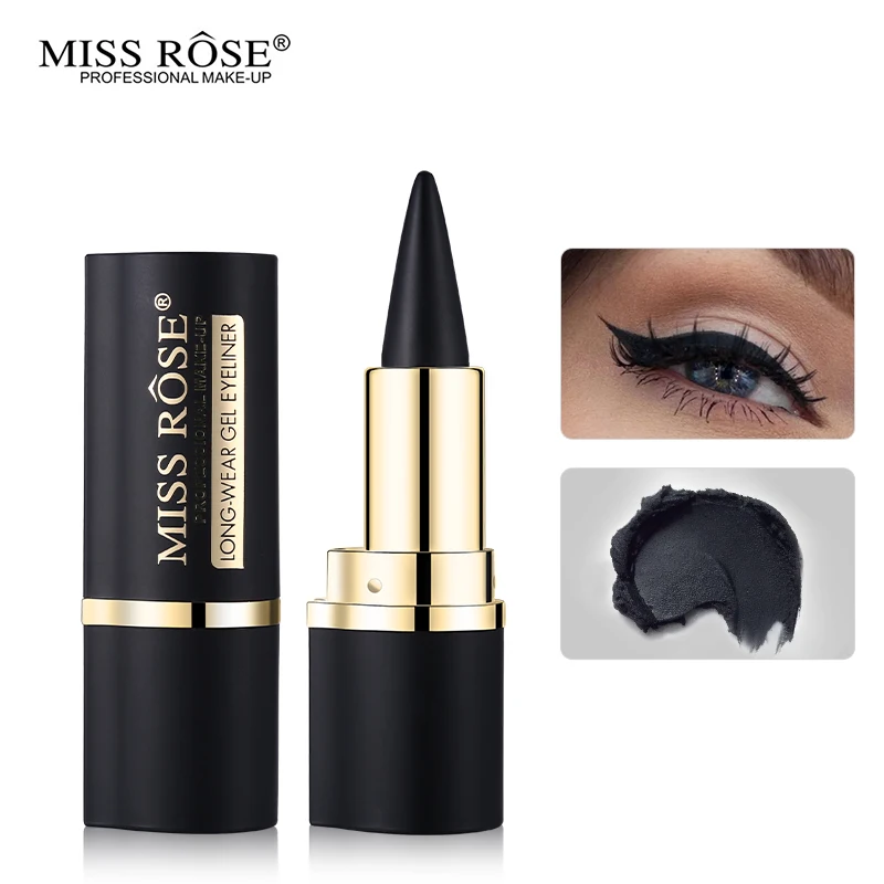 MISS ROSE Brand Make up Eyes Black Eyeliner Pencil Matte Eye Liner Cream Waterproof Makeup Pen Fast-dry Natural Cosmetic Popular
MISS ROSE Brand Make up Eyes Black Eyeliner Pencil Matte Eye Liner Cream Waterproof Makeup Pen Fast-dry Natural Cosmetic Popular
