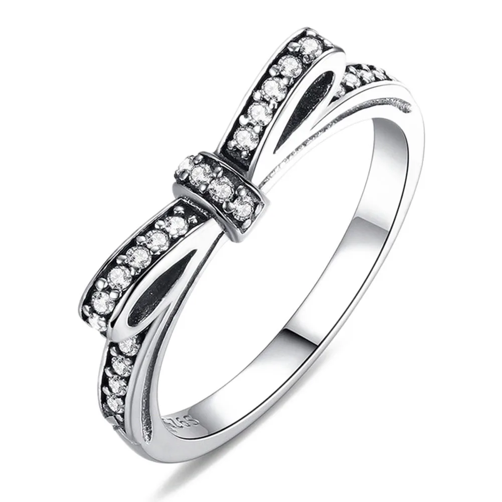 5size high qulity Sparkling Bow Knot Stackable Ring Micro Pave CZ Wedding Compatible With Pan Jewelry
5size high qulity Sparkling Bow Knot Stackable Ring Micro Pave CZ Wedding Compatible With Pan Jewelry