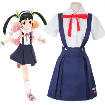 Anime Monogatari Series Hachikuji Mayoi School Uniform Cosplay Costum Halloween party Costumes Fashion Women Kids girl dress
Anime Monogatari Series Hachikuji Mayoi School Uniform Cosplay Costum Halloween party Costumes Fashion Women Kids girl dress