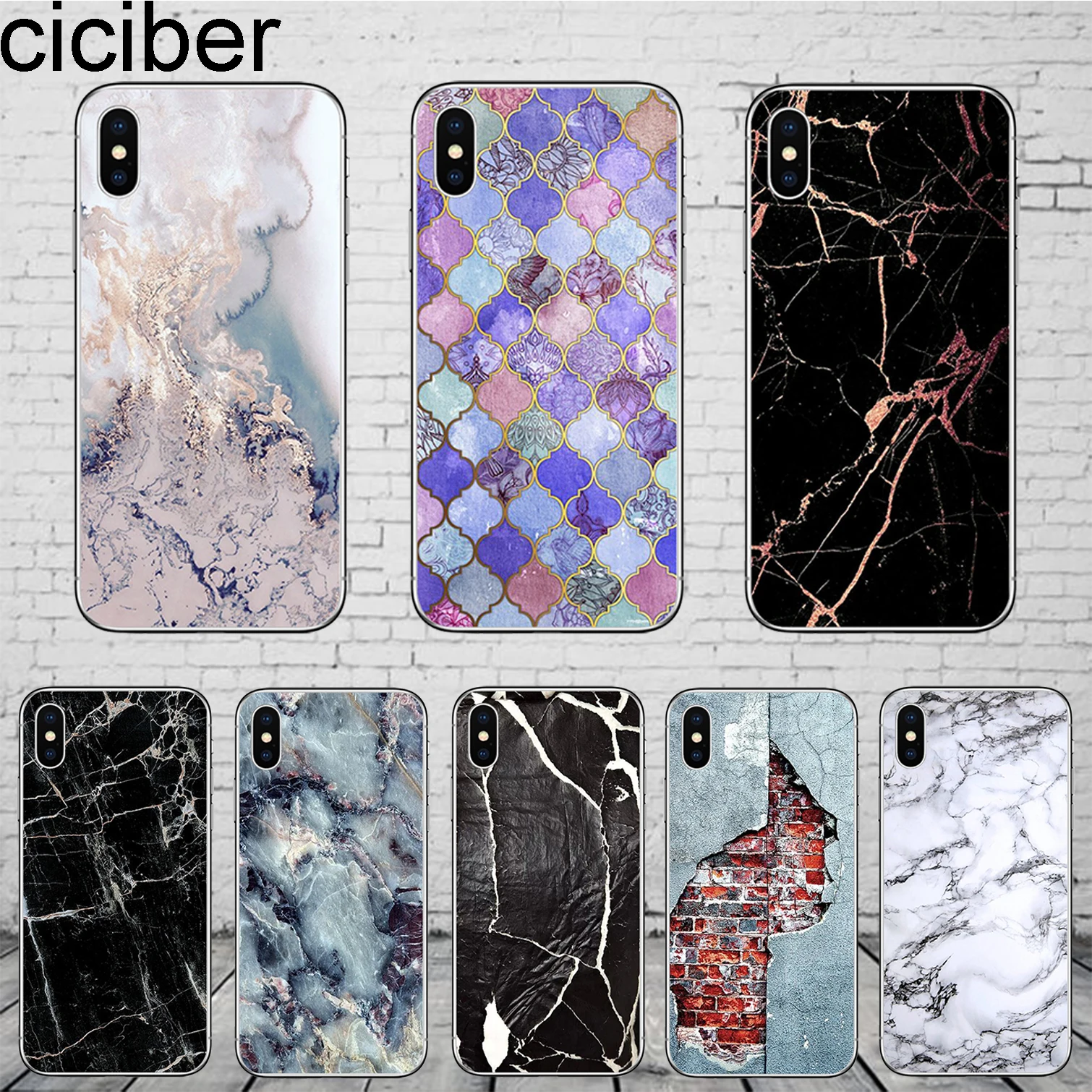 ciciber Marble Stone Painted Phone Case For iPhone 7 8 6 6S Plus X XS Max XR 5 5S SE Coque Cover Capa Fundas Soft Silicone TPU
ciciber Marble Stone Painted Phone Case For iPhone 7 8 6 6S Plus X XS Max XR 5 5S SE Coque Cover Capa Fundas Soft Silicone TPU