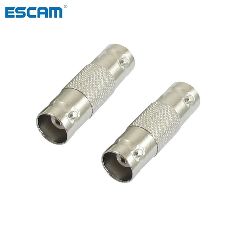 ESCAM 2pc/lot BNC Female to Female Inline Coupler Coax BNC Connector Extender for CCTV Camera Security Video Surveillance System
ESCAM 2pc/lot BNC Female to Female Inline Coupler Coax BNC Connector Extender for CCTV Camera Security Video Surveillance System