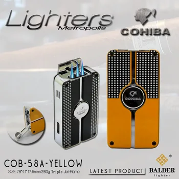 Cohiba metal cigar lighter, Cigar accessories, cigar lighter Metal lighters,Smoking Accessories,Men's gift
Cohiba metal cigar lighter, Cigar accessories, cigar lighter Metal lighters,Smoking Accessories,Men's gift