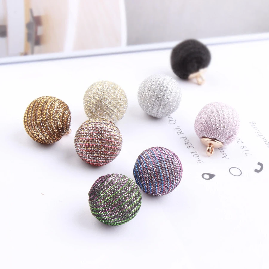 Ritoule Shining beads pendant Maomao ball diy Korean jewelry materials line bracelet necklace earrings ears manual accessories
Ritoule Shining beads pendant Maomao ball diy Korean jewelry materials line bracelet necklace earrings ears manual accessories
