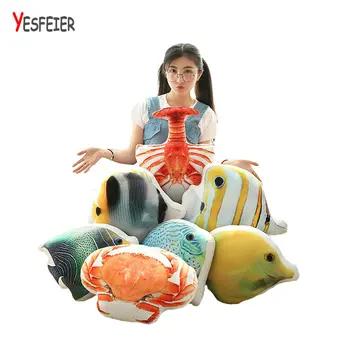 Cute Simulation Sea Fish Plush Pillow Colorful Plush Crab/shrimp Children Birthday Gift kids pillow cushion
Cute Simulation Sea Fish Plush Pillow Colorful Plush Crab/shrimp Children Birthday Gift kids pillow cushion