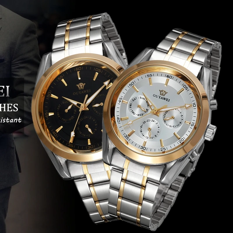 Ouyawei Automatic Mechanical Men Wristwatch Stainless Steel Band White Gold Fashion Dress Watches Male clocks relogio masculino
Ouyawei Automatic Mechanical Men Wristwatch Stainless Steel Band White Gold Fashion Dress Watches Male clocks relogio masculino