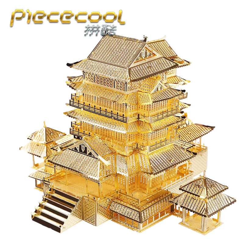 MMZ MODEL Piececool 3D metal puzzle TengWang Pavilion Assembly metal Model kit DIY 3D Laser Cut Model puzzle toys gift for adult
MMZ MODEL Piececool 3D metal puzzle TengWang Pavilion Assembly metal Model kit DIY 3D Laser Cut Model puzzle toys gift for adult