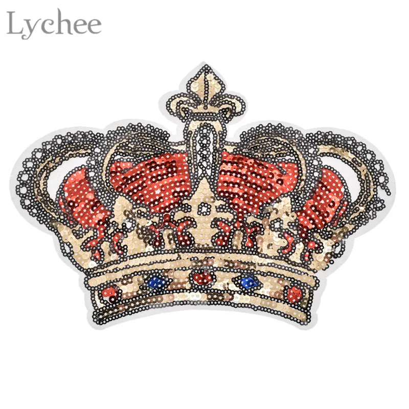 Lychee Sequins Crown Patch For Clothes Embroidery Sequined Patches DIY Handmade Sewing Craft Jacket Decorative Decals
Lychee Sequins Crown Patch For Clothes Embroidery Sequined Patches DIY Handmade Sewing Craft Jacket Decorative Decals