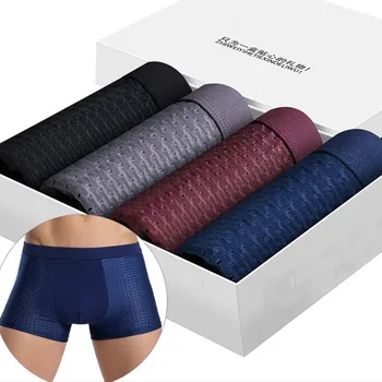 4pcs Mens Underwear Boxers Men Boxer Underwear Boxershort Panties Man Boxeur Homme Underpants Calzoncillos Bamboo Fiber Shorts
4pcs Mens Underwear Boxers Men Boxer Underwear Boxershort Panties Man Boxeur Homme Underpants Calzoncillos Bamboo Fiber Shorts