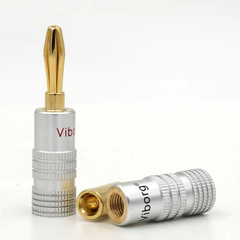 Viborg 24K Gold plated Adapter Connector Socket Audio Jack Screw Black Red RCDNK Speaker Banana Plugs
Viborg 24K Gold plated Adapter Connector Socket Audio Jack Screw Black Red RCDNK Speaker Banana Plugs