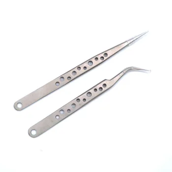 Anti-static Straight Curved Tweezers Hardened Tip Eyelash Extension Forceps Nail Rhinestone Decorations Picking Tools 50set
Anti-static Straight Curved Tweezers Hardened Tip Eyelash Extension Forceps Nail Rhinestone Decorations Picking Tools 50set
