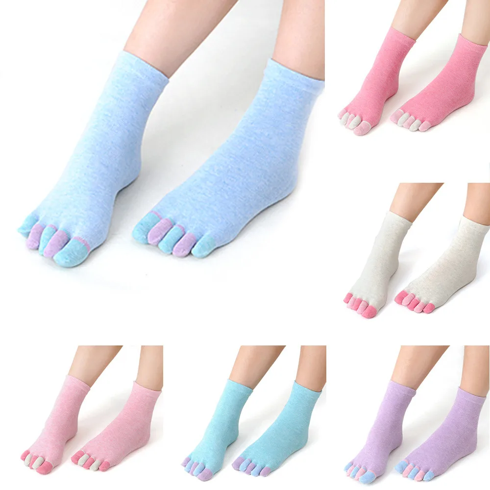 Middle Tube Cotton Five Finger Toe Casual Cotton women Gym Non Slip Massage Toe Socks Full Grip Socks Female skarpetki meia A75
Middle Tube Cotton Five Finger Toe Casual Cotton women Gym Non Slip Massage Toe Socks Full Grip Socks Female skarpetki meia A75