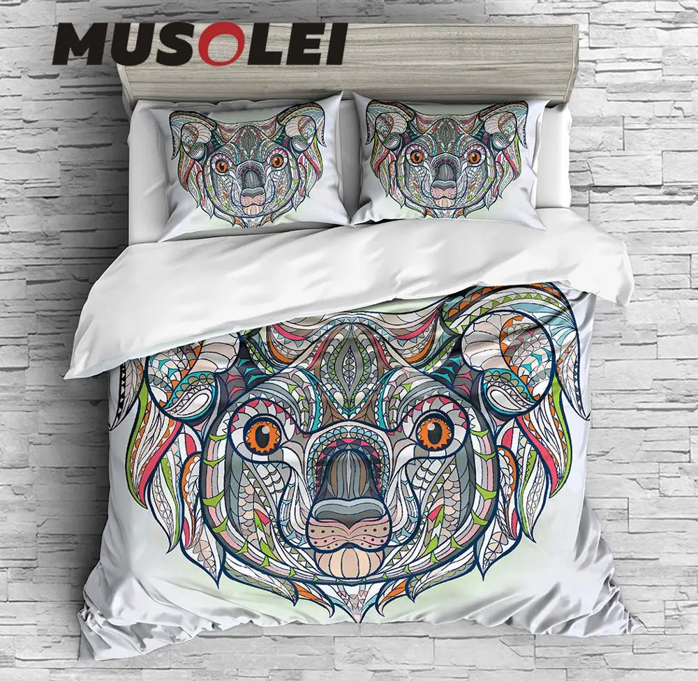 MUSOLEI Unique Bedding Set Bohemian Bedding Cover Duvet cover set, koala,boho, Ethnic,CL-King Sizes Home Textiles 3pc
MUSOLEI Unique Bedding Set Bohemian Bedding Cover Duvet cover set, koala,boho, Ethnic,CL-King Sizes Home Textiles 3pc