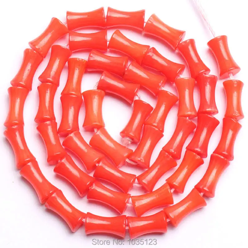 5x9mm Smooth Natural Orange Coral Bamboo Shape DIY Loose Beads Strand 15" Creative Jewellery Making w3447
5x9mm Smooth Natural Orange Coral Bamboo Shape DIY Loose Beads Strand 15" Creative Jewellery Making w3447
