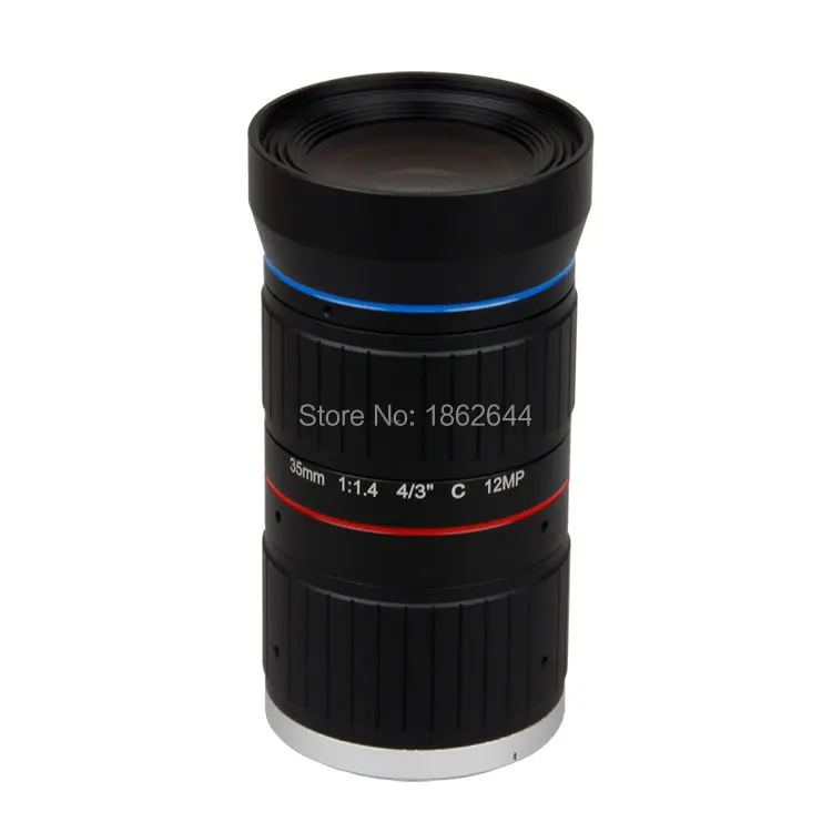 12MP ITS/IR lens 35mm F1.4 and 4/3" format for CCTV starlight camera/C-M35(12MP)-43F14
12MP ITS/IR lens 35mm F1.4 and 4/3" format for CCTV starlight camera/C-M35(12MP)-43F14