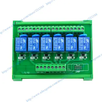 6 channels 9V 10A Relay Module driver board output amplifier board PLC board SL Interface relay module DIN rail mount relay NPN
6 channels 9V 10A Relay Module driver board output amplifier board PLC board SL Interface relay module DIN rail mount relay NPN