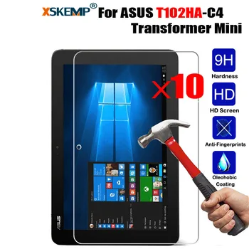 XSKEMP 10Pcs/Lot 9H Tempered Glass Screen Protector For ASUS T102HA-C4 Transformer Mini Screen Protector Tablet Protective Film
XSKEMP 10Pcs/Lot 9H Tempered Glass Screen Protector For ASUS T102HA-C4 Transformer Mini Screen Protector Tablet Protective Film