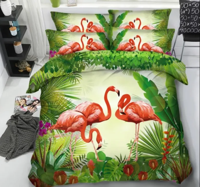 3D Flamingo bedding sets queen bed sheet set duvet cover bed in a bag linen Super California King twin double full size 4PCS
3D Flamingo bedding sets queen bed sheet set duvet cover bed in a bag linen Super California King twin double full size 4PCS