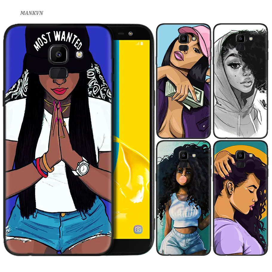 Silicone Case For Samsung Galaxy J4 J6 A6 A8 Plus A7 A9 J8 2018 A5 2017 Soft Cover Shell Afro Girls thin
Silicone Case For Samsung Galaxy J4 J6 A6 A8 Plus A7 A9 J8 2018 A5 2017 Soft Cover Shell Afro Girls thin
