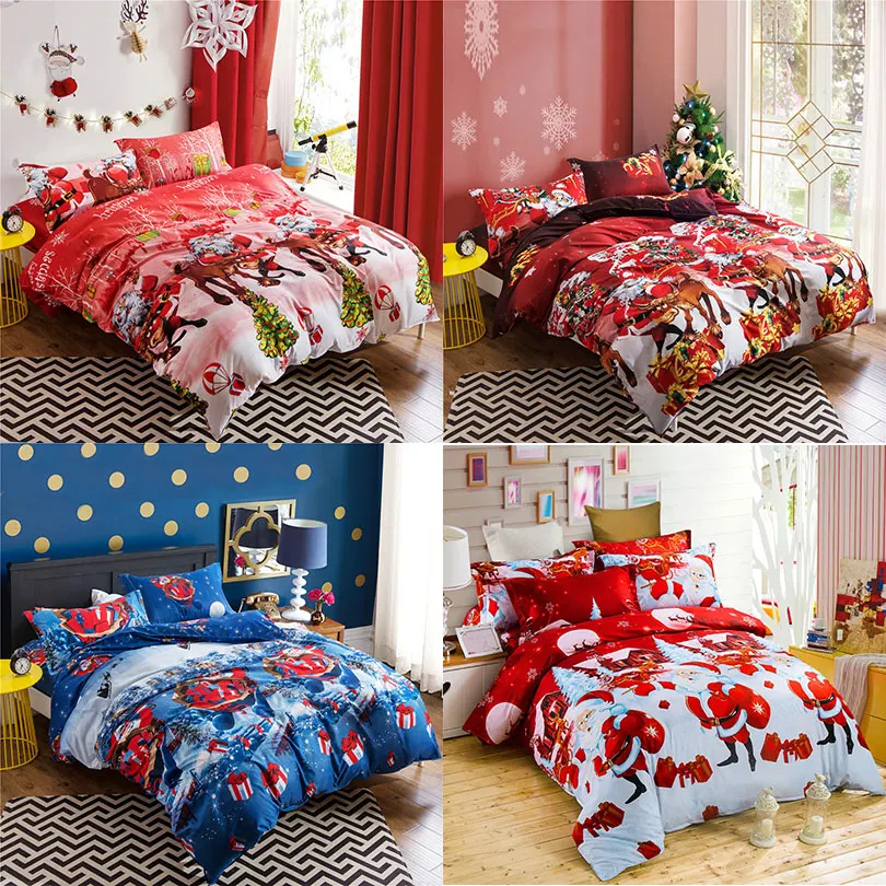 2017 Christmas Duvet Cover Bedding Sets Queen/King Size Bed Linens Bed Sheet 3 Pcs Bedclothes 3d Printed Bed-clothes sets D
2017 Christmas Duvet Cover Bedding Sets Queen/King Size Bed Linens Bed Sheet 3 Pcs Bedclothes 3d Printed Bed-clothes sets D