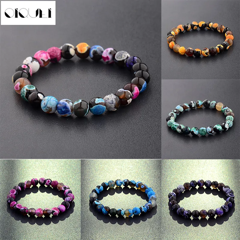 OIQUEI Colorful Oynx Matte Stone Beads Bracelets Men Charm Elastic Fashion Energy Yoga Bracelets For Women Jewelry Gift 2018
OIQUEI Colorful Oynx Matte Stone Beads Bracelets Men Charm Elastic Fashion Energy Yoga Bracelets For Women Jewelry Gift 2018