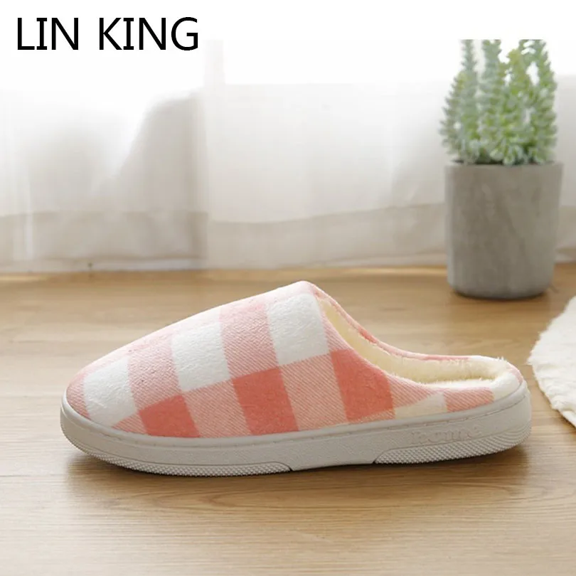 LIN KING Unisex Indoor House Slipper Soft Plush Cotton Cute Slippers Non-Slip Floor Home Slippers Lovers Couples Bedroom Shoes
LIN KING Unisex Indoor House Slipper Soft Plush Cotton Cute Slippers Non-Slip Floor Home Slippers Lovers Couples Bedroom Shoes
