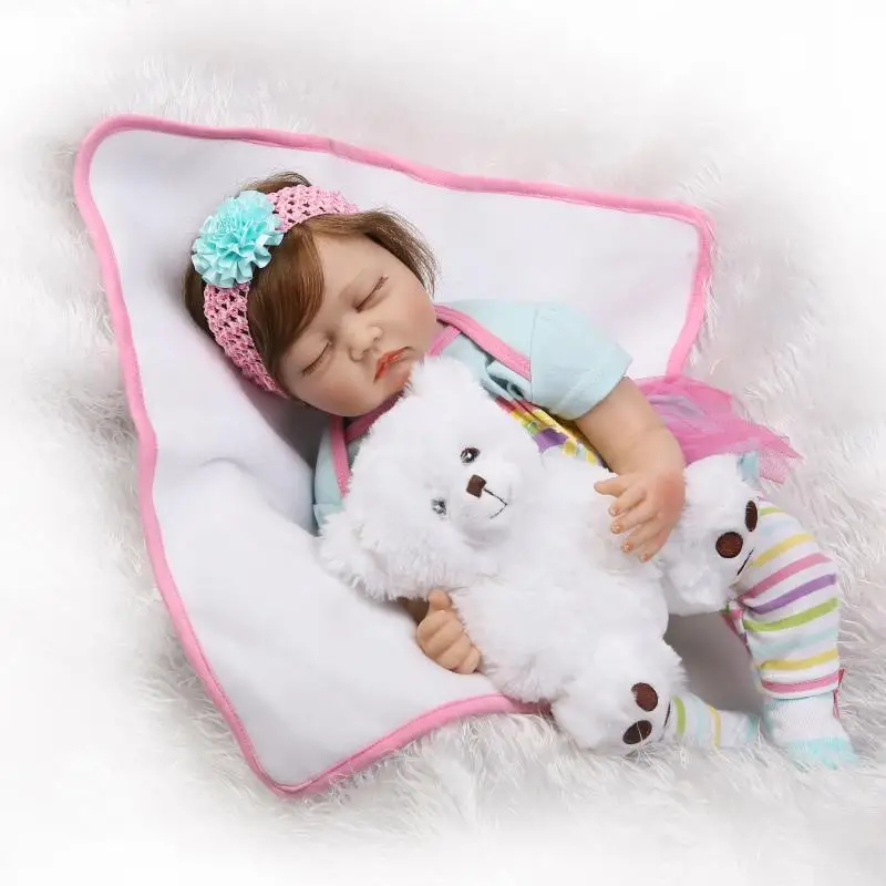 NPK 55cm Soft Silicone Girl Princess Dolls Lifelike Newborn Babies Alive Bebe Baby for Child Play House Bedtime Toy Gifts
NPK 55cm Soft Silicone Girl Princess Dolls Lifelike Newborn Babies Alive Bebe Baby for Child Play House Bedtime Toy Gifts