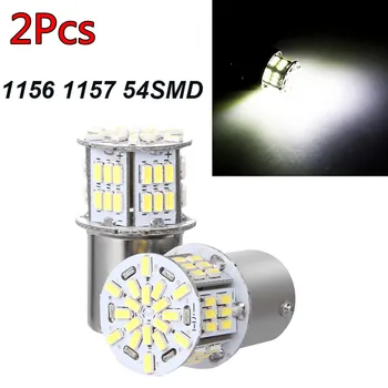 New Coming 2Pcs DC 12V 1156 1157 54SMD LED Bulb Car Turn Signal Parking Light White Lamp Internal light Tail lights High Quality
New Coming 2Pcs DC 12V 1156 1157 54SMD LED Bulb Car Turn Signal Parking Light White Lamp Internal light Tail lights High Quality