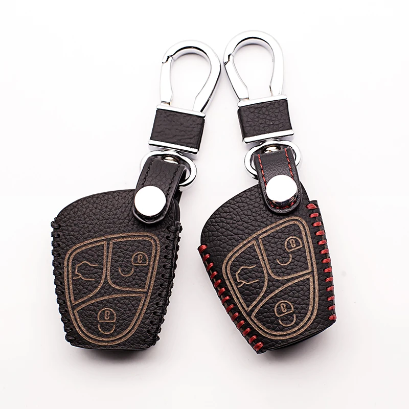 Leather Key Case Cover fbo Remote For Mercedes Benz C And S ML CLK SLK CLS Class Protective Key Holder Key Chain protect shell
Leather Key Case Cover fbo Remote For Mercedes Benz C And S ML CLK SLK CLS Class Protective Key Holder Key Chain protect shell