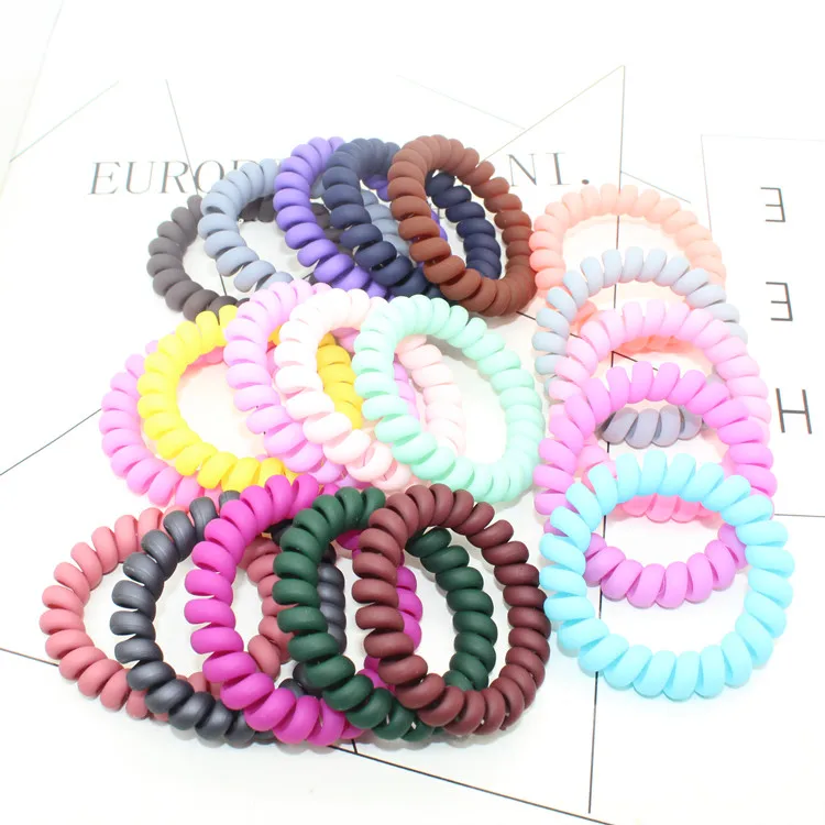 5pieces/lot technicolor Fashion Hair Accessories Good Elastic Hair Bands Candy-colored Telephone Line Hair Rope for Women
5pieces/lot technicolor Fashion Hair Accessories Good Elastic Hair Bands Candy-colored Telephone Line Hair Rope for Women