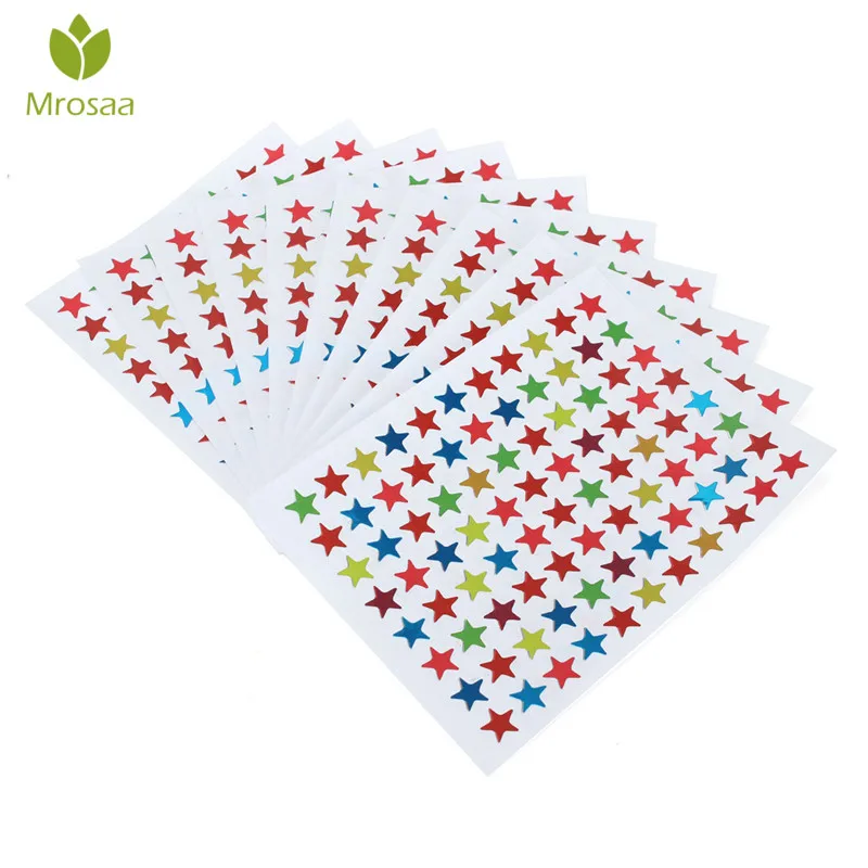 Mrosaa 10pcs Lovely Star Sticker Teacher Label Reward for Children Kid Students Gift Gold Silver Bronze Color Random Stationery
Mrosaa 10pcs Lovely Star Sticker Teacher Label Reward for Children Kid Students Gift Gold Silver Bronze Color Random Stationery